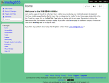 Tablet Screenshot of insdsg655.wikispaces.com