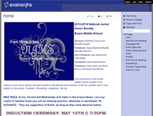 Tablet Screenshot of evansnjhs.wikispaces.com