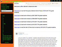 Tablet Screenshot of jbrown--language-arts.wikispaces.com