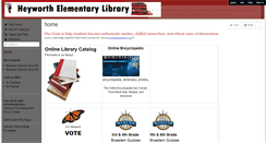 Desktop Screenshot of heyelemlibrary.wikispaces.com