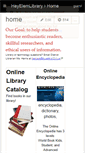 Mobile Screenshot of heyelemlibrary.wikispaces.com
