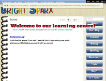 Tablet Screenshot of brightsparx.wikispaces.com