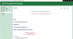 Desktop Screenshot of 2242-3medicoenformacion.wikispaces.com