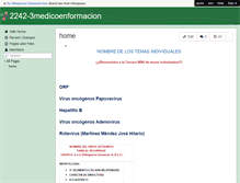 Tablet Screenshot of 2242-3medicoenformacion.wikispaces.com