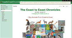 Desktop Screenshot of coasttocoastchroniclesed6.wikispaces.com