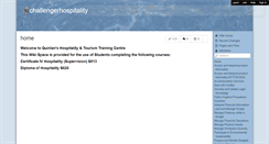 Desktop Screenshot of challengerhospitality.wikispaces.com