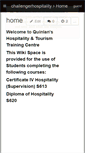 Mobile Screenshot of challengerhospitality.wikispaces.com
