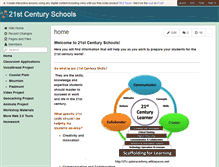 Tablet Screenshot of 21stcenturyschool.wikispaces.com