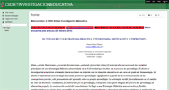 Desktop Screenshot of ciidetinvestigacioneducativa.wikispaces.com