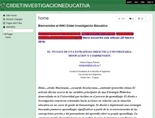 Tablet Screenshot of ciidetinvestigacioneducativa.wikispaces.com