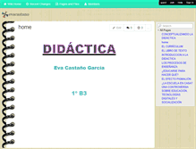 Tablet Screenshot of evacastano.wikispaces.com