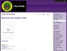 Tablet Screenshot of chezreilly.wikispaces.com