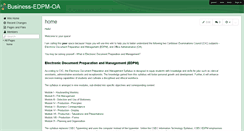 Desktop Screenshot of business-edpm-oa.wikispaces.com