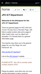 Mobile Screenshot of jfkict.wikispaces.com