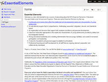Tablet Screenshot of essentialelements.wikispaces.com