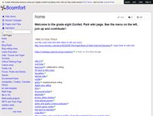 Tablet Screenshot of 8comfort.wikispaces.com