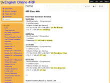 Tablet Screenshot of englishonline-4rp.wikispaces.com