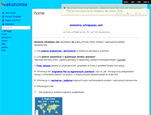 Tablet Screenshot of ekonomia.wikispaces.com