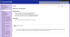 Desktop Screenshot of holynarfcrafts.wikispaces.com