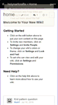 Mobile Screenshot of holynarfcrafts.wikispaces.com