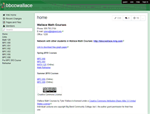 Tablet Screenshot of bbccwallace.wikispaces.com