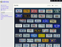 Tablet Screenshot of kdircks.wikispaces.com