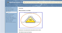 Desktop Screenshot of aplicaciones-educativas-albeniz.wikispaces.com