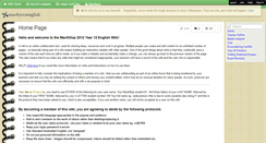 Desktop Screenshot of mackyr12english.wikispaces.com