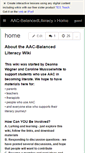 Mobile Screenshot of aac-balancedliteracy.wikispaces.com
