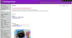 Desktop Screenshot of ibbiologychapel.wikispaces.com