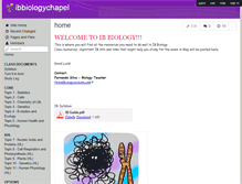 Tablet Screenshot of ibbiologychapel.wikispaces.com
