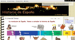Desktop Screenshot of historia-espana-3aloreto.wikispaces.com