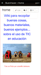 Mobile Screenshot of buenhacer.wikispaces.com