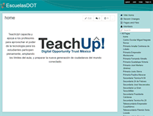 Tablet Screenshot of escuelasdot.wikispaces.com