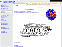 Tablet Screenshot of hurricanemath.wikispaces.com