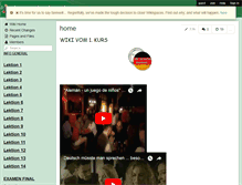 Tablet Screenshot of deutschkurs1.wikispaces.com
