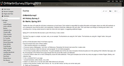 Desktop Screenshot of drmartinsurvey2.wikispaces.com