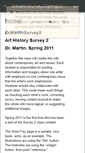 Mobile Screenshot of drmartinsurvey2.wikispaces.com