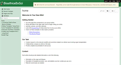 Desktop Screenshot of bioethicsbxsci.wikispaces.com