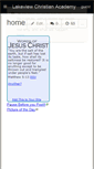 Mobile Screenshot of lakeviewchristianacademy.wikispaces.com