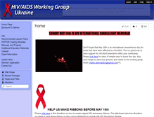 Tablet Screenshot of hivaidsukraine.wikispaces.com