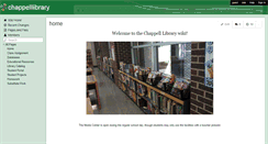 Desktop Screenshot of chappelllibrary.wikispaces.com