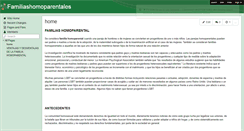 Desktop Screenshot of familiashomoparentales.wikispaces.com