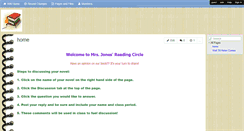 Desktop Screenshot of jonesreadingcircle.wikispaces.com