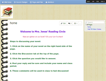 Tablet Screenshot of jonesreadingcircle.wikispaces.com