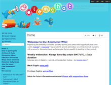 Tablet Screenshot of elemchat.wikispaces.com