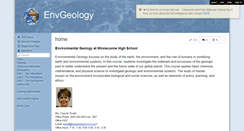 Desktop Screenshot of envgeology.wikispaces.com