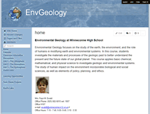 Tablet Screenshot of envgeology.wikispaces.com