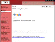 Tablet Screenshot of esu7techtraining.wikispaces.com