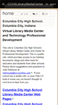 Mobile Screenshot of cchslibrarymediacenter.wikispaces.com